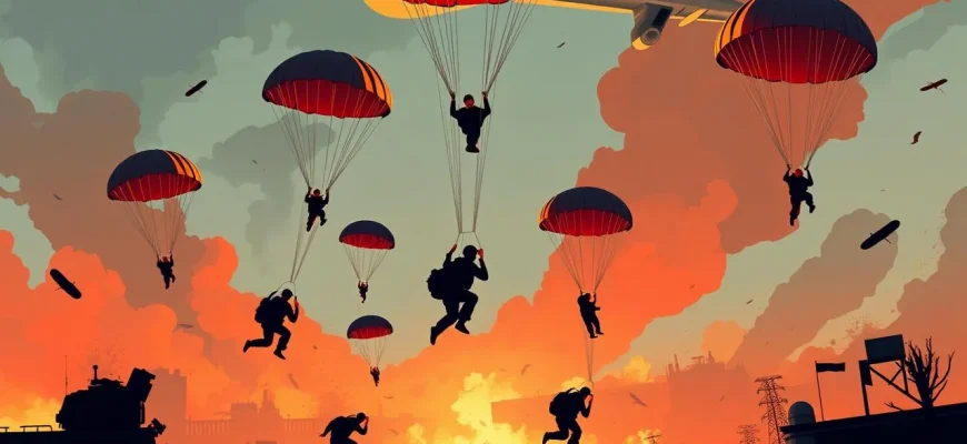 Películas de guerra sobre entrenamiento de paracaidistas