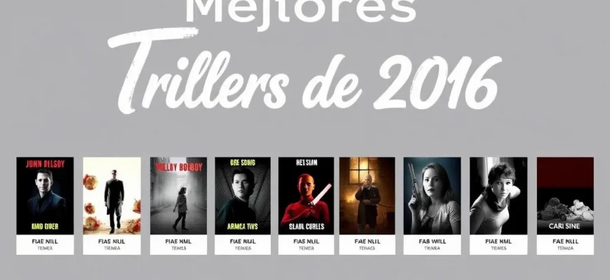 Top 10 Trillers de 2016