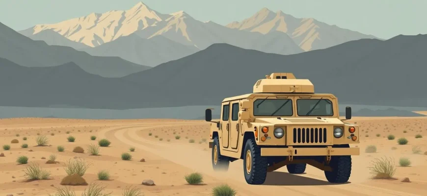 Películas de guerra sobre caravanas en Afganistán