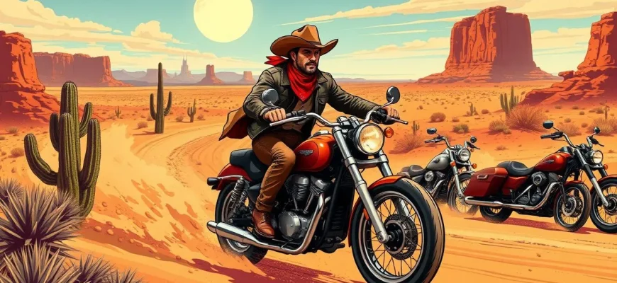 10 Películas de Westerns con Motociclismo