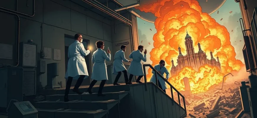 Películas de evacuación de científicos