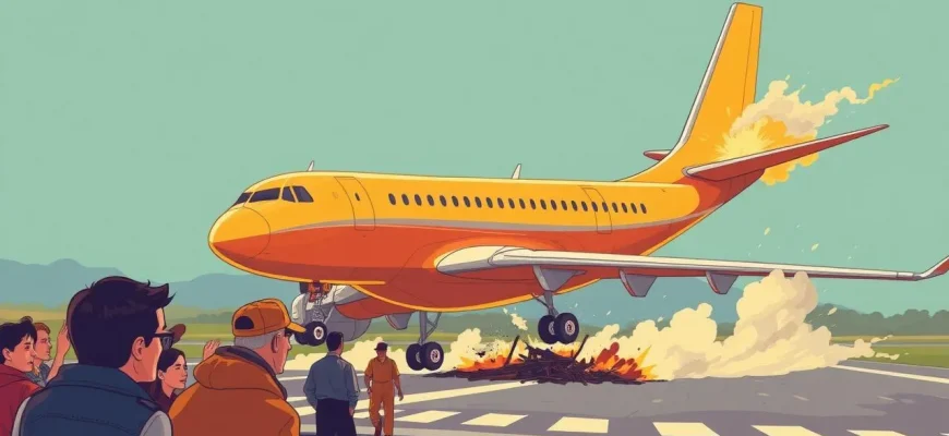 Películas de accidentes aéreos en la pista