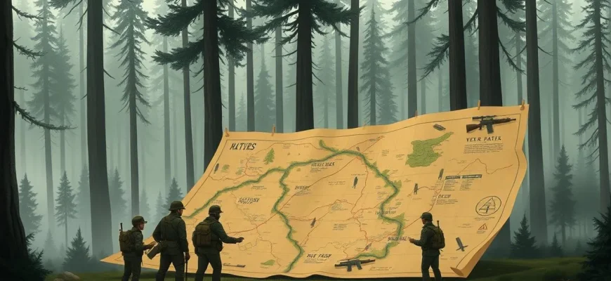 Películas bélicas sobre topografía