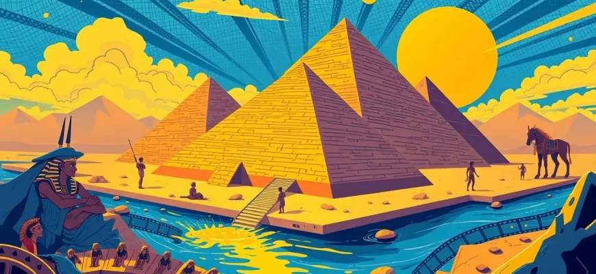 Películas históricas sobre las pirámides de Nubia