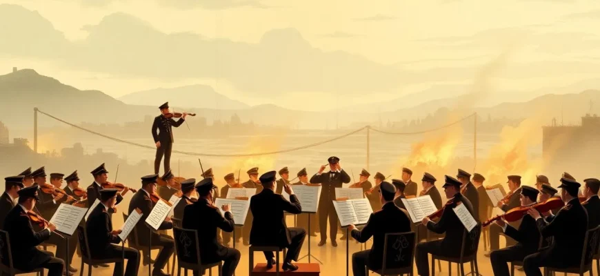 Películas de guerra con orquestas militares