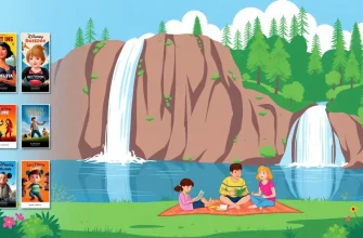 Películas familiares con cascadas