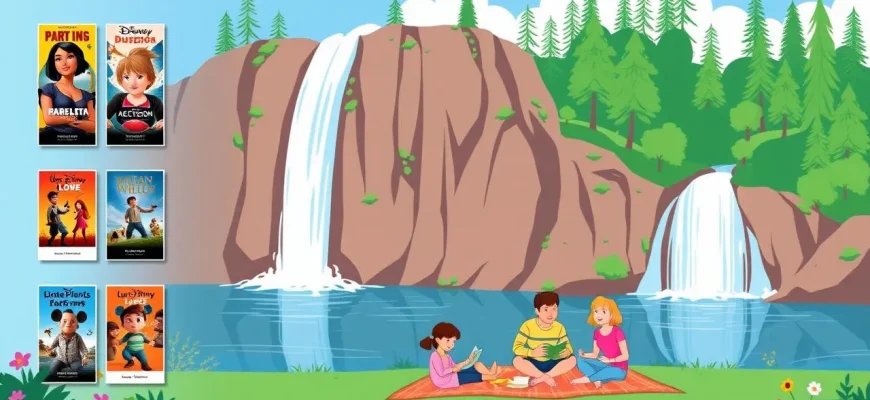 Películas familiares con cascadas