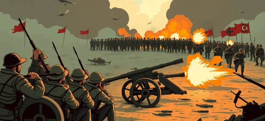 Películas de guerra con duelos de artillería