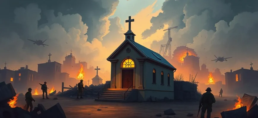 Películas de guerra con capillas de campaña