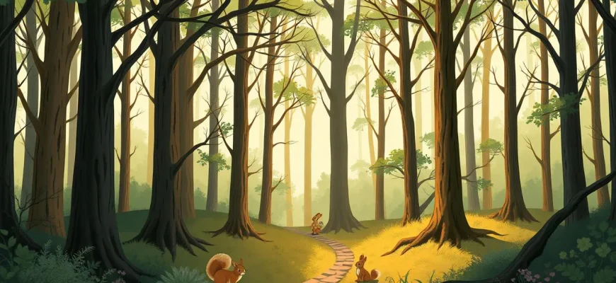 Películas familiares en el bosque