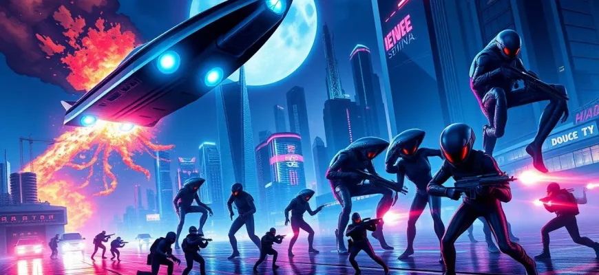 Películas de acción sobre invasiones alienígenas