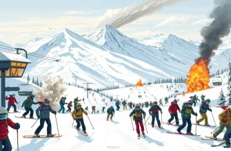 Películas de catástrofes en pistas de esquí