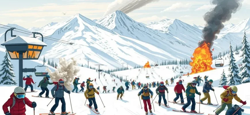 Películas de catástrofes en pistas de esquí