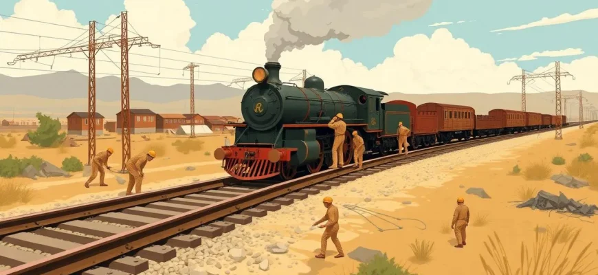 Películas bélicas sobre la reconstrucción de vías férreas