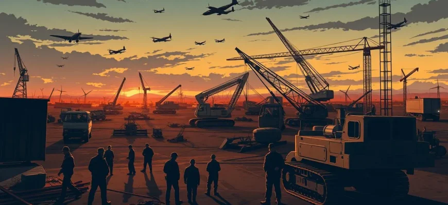Películas de Guerra sobre la Construcción de Aeródromos