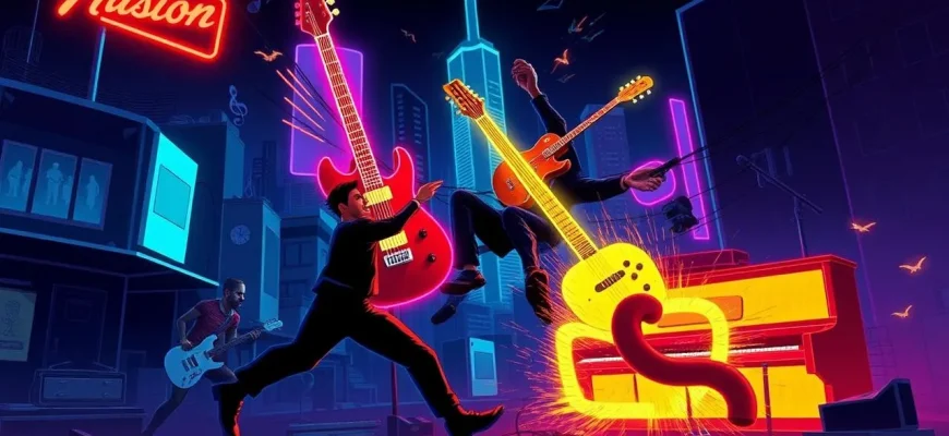 Películas de acción con instrumentos musicales