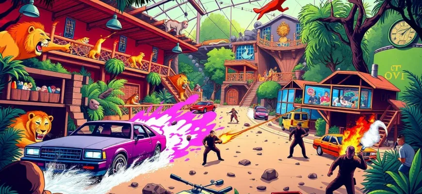 Películas de acción en el zoológico