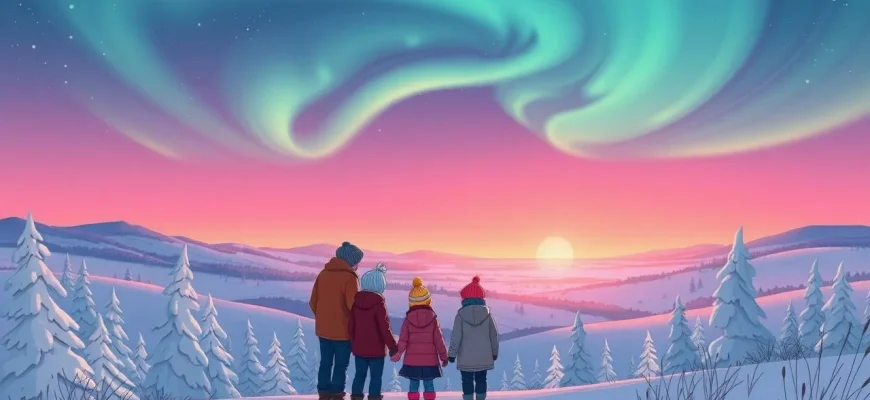 Películas Familiares con Aurora Boreal