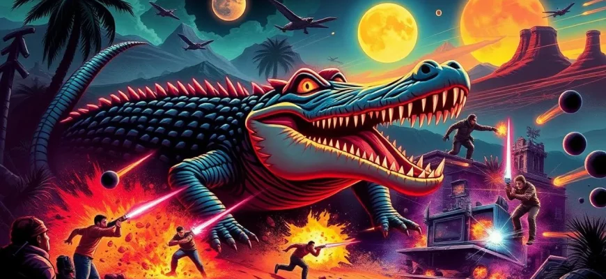 Películas de acción con cocodrilos