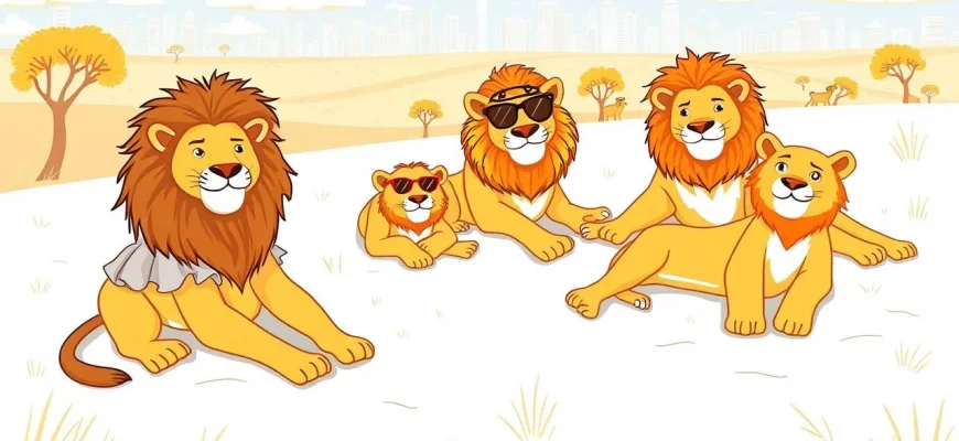 Comedias con leones: risas y rugidos