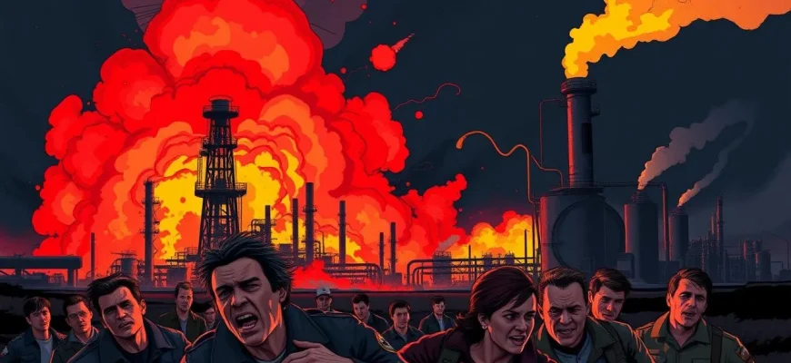 Películas de catástrofes en refinerías de petróleo