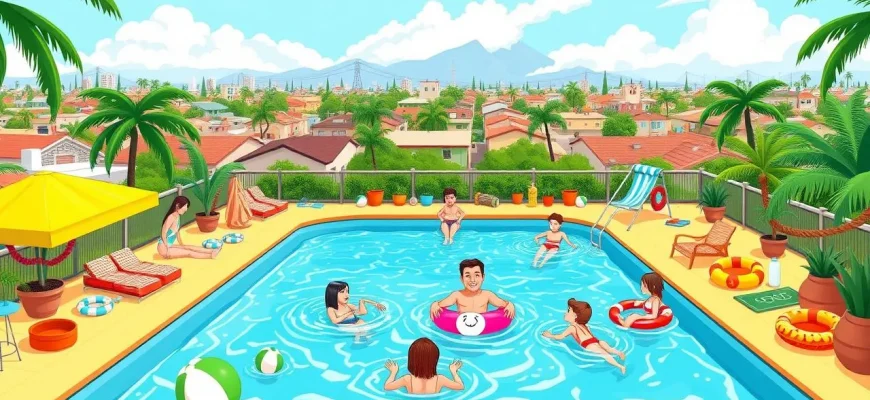 Películas familiares con piscinas