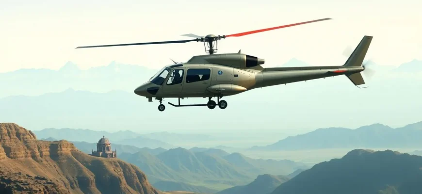 Películas de guerra sobre helicópteros en Afganistán