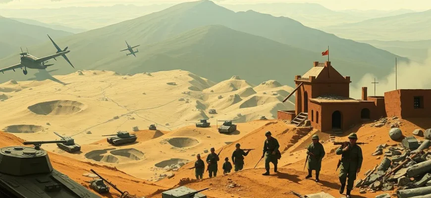 Películas de guerra sobre topografía y estrategia militar