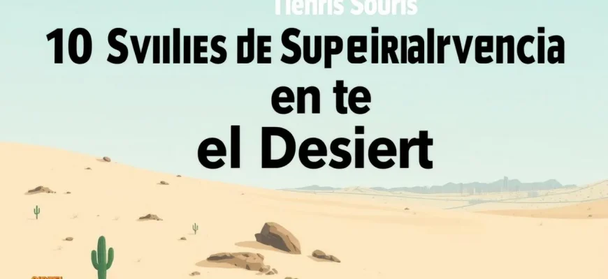 Películas de Thriller sobre la Supervivencia en el Desierto