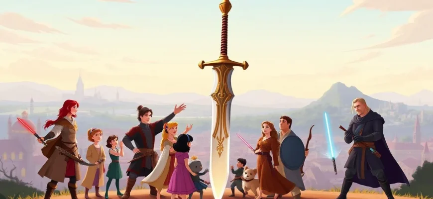 Películas familiares con espadas