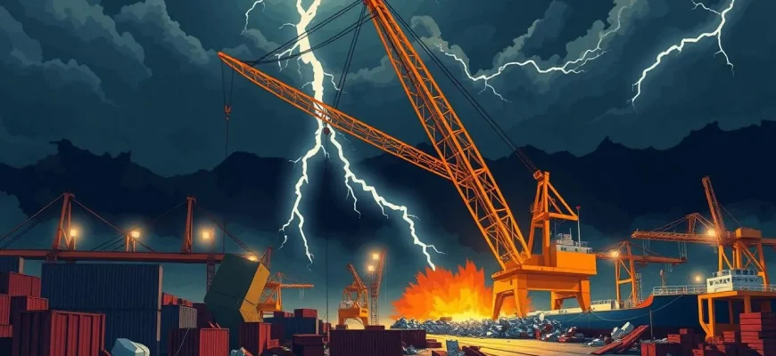 Películas de catástrofes con grúas portuarias