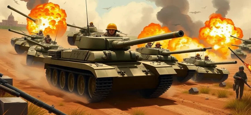 Películas bélicas con tanques modernos