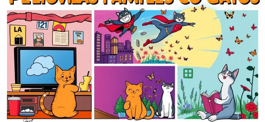 Películas Familiares con Gatos y sus Aventuras