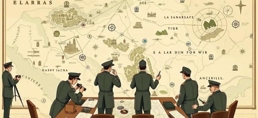 10 Películas de Guerra sobre Mapas Militares