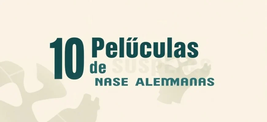 10 Películas de Suspense Alemanas para Mantenerte en Vilo