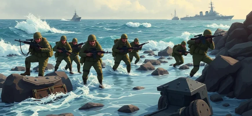 Películas bélicas sobre operaciones costeras