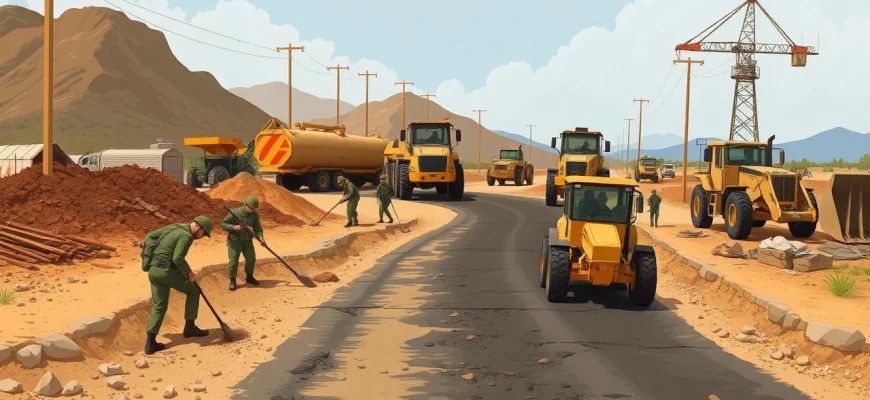 Películas bélicas sobre la construcción de carreteras