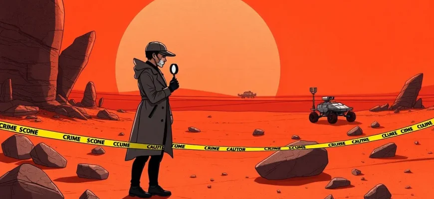 Películas de detectives en Marte