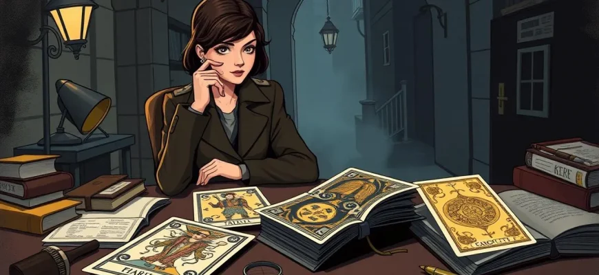 Películas de detectives con cartas de tarot