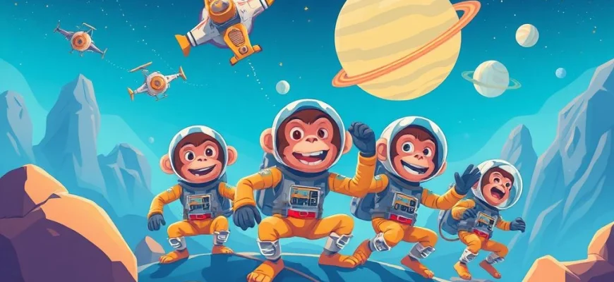 10 producciones similares a Space Monkeys