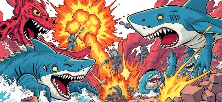 10 películas similares a El ataque del tiburón de tres cabezas